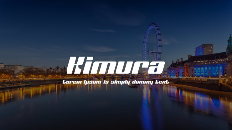 Kimura Font