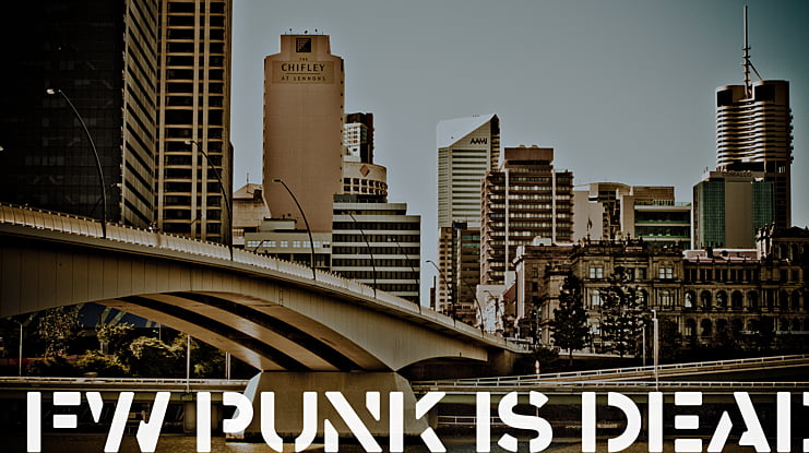 FW Punk Is Dead Font