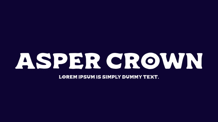 Asper Crown Font Family