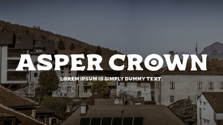 Asper Crown Font Family