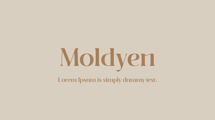 Moldyen Font