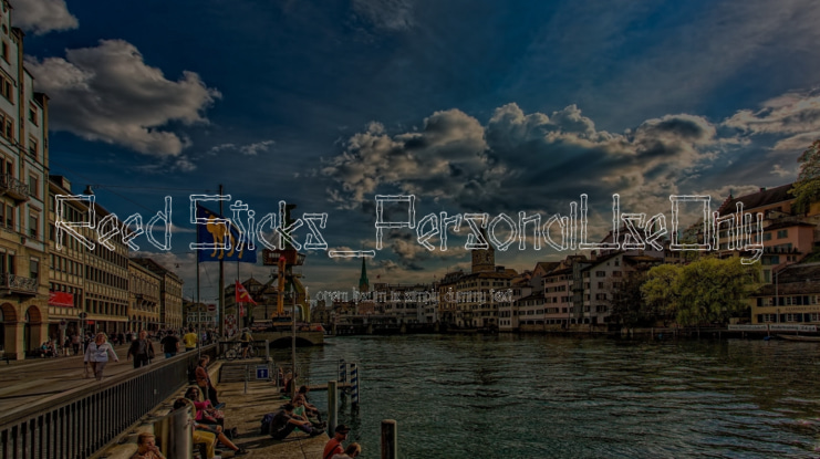 Reed Sticks_PersonalUseOnly Font