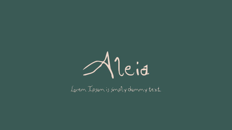 Aleia Font