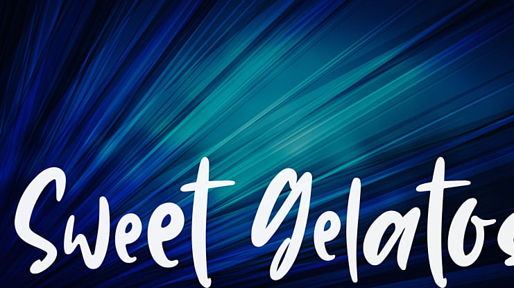 Sweet Gelatos Font