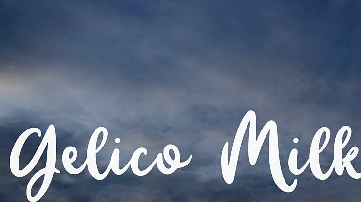 Gelico Milk Font