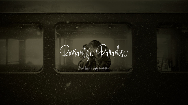 Romantyc Paradise Font