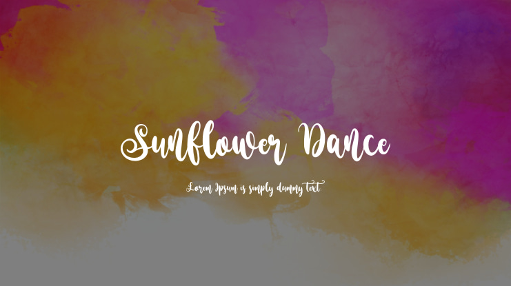 Sunflower Dance Font