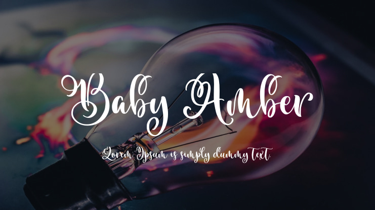 Baby Amber Font