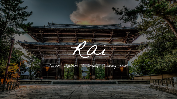 Rai Font