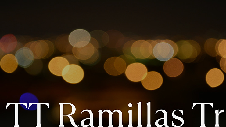 TT Ramillas Trl Font Family