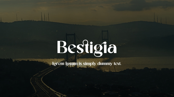 Bestigia Font