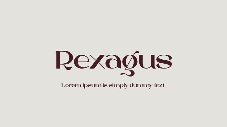 Rexagus Font