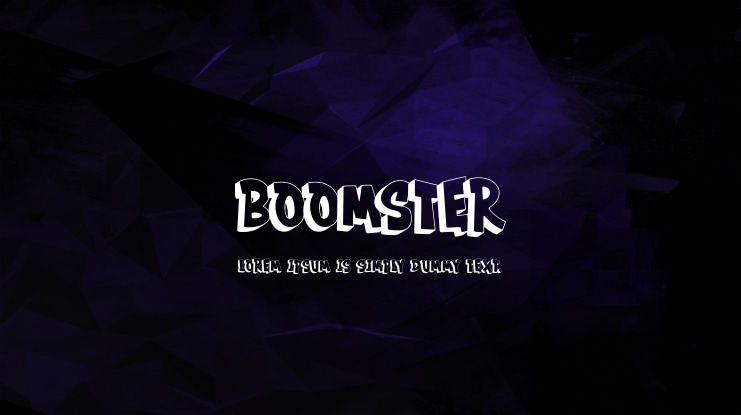 BOOMSTER Font