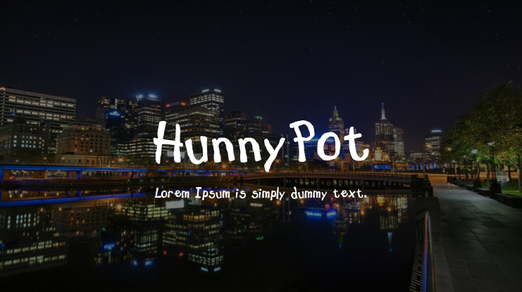 HunnyPot Font