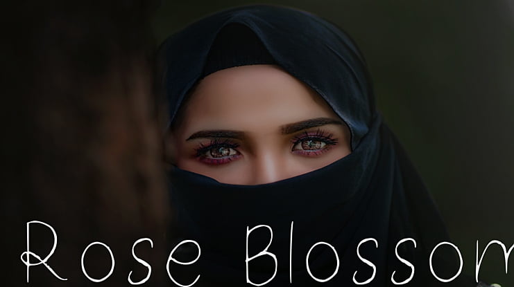 Rose Blossom Font