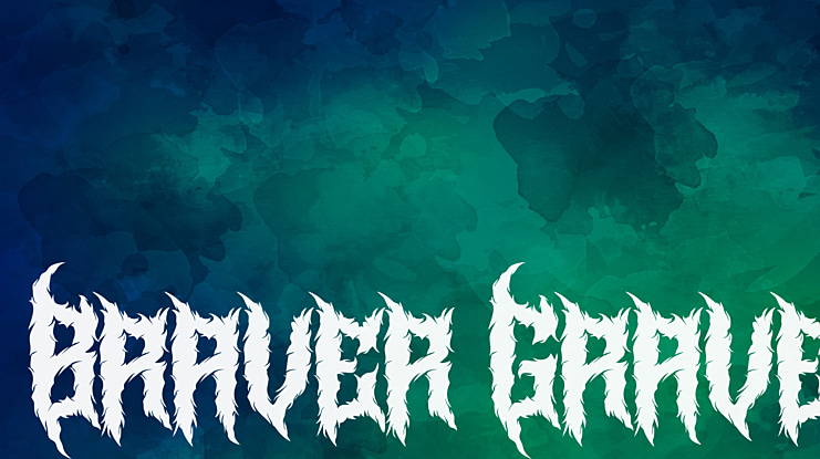 Braver Grave Font