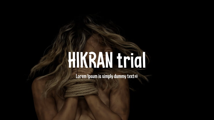 HIKRAN trial Font