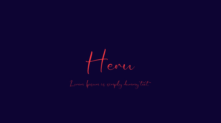 Heru Font