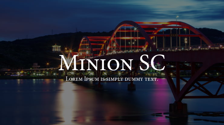 Minion SC Font