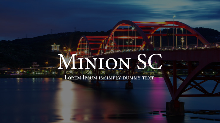 Minion SC Font