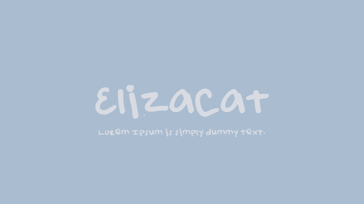 Elizacat Font