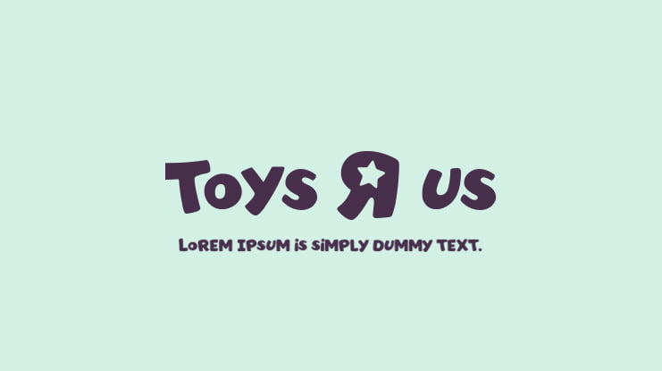 Toys R Us Font