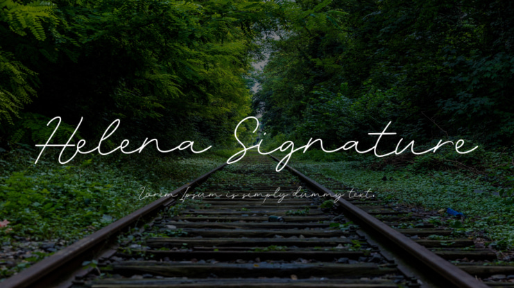 Helena Signature Font