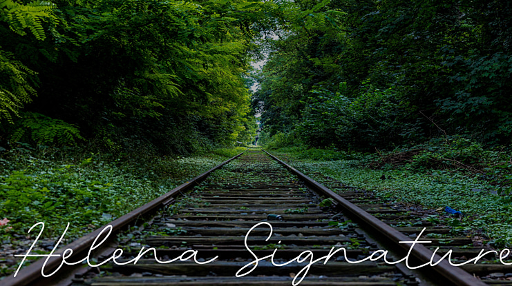 Helena Signature Font
