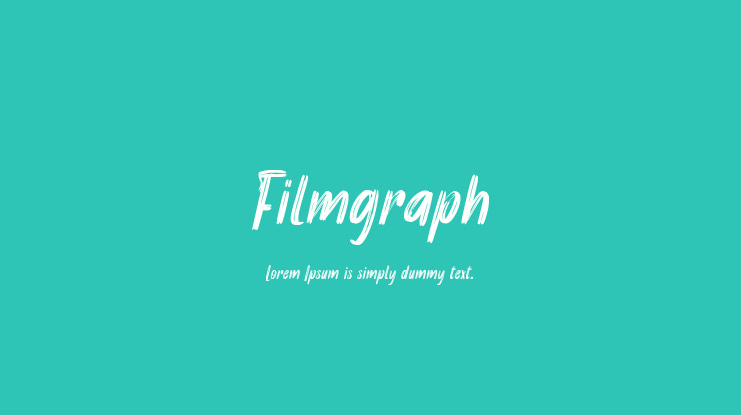 Filmgraph Font