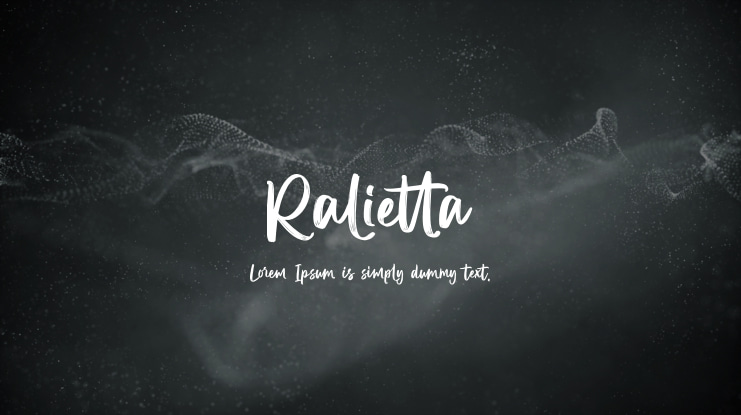 Ralietta Font