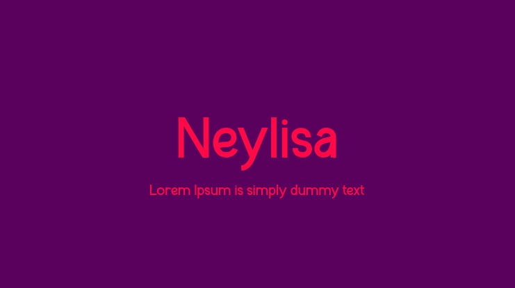 Neylisa Font