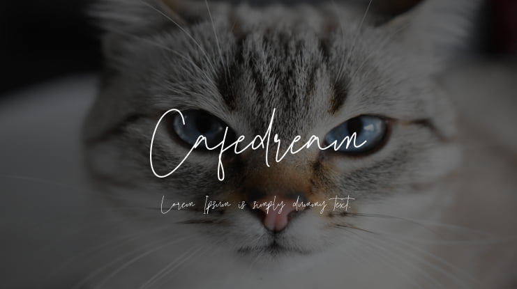 Cafedream Font
