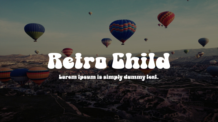 Retro Child Font Family