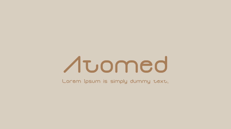 Atomed Font