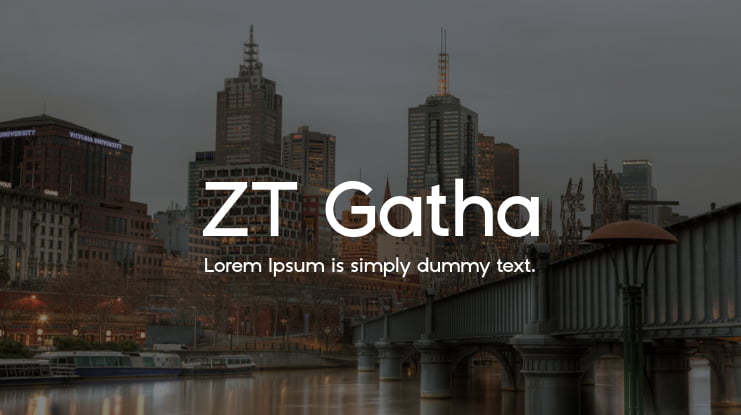 ZT Gatha Font