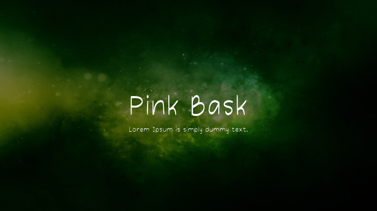 Pink Bask Font