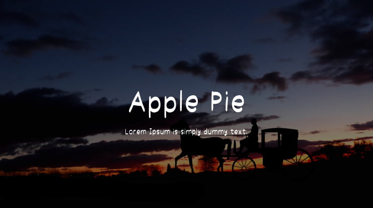 Apple Pie Font