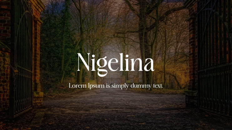 Nigelina Font