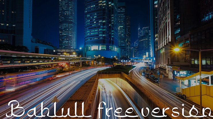 Bahlull free version Font