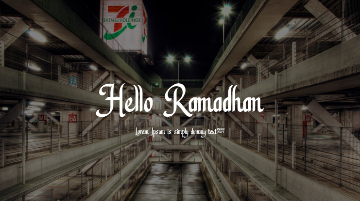 Hello Ramadhan Font