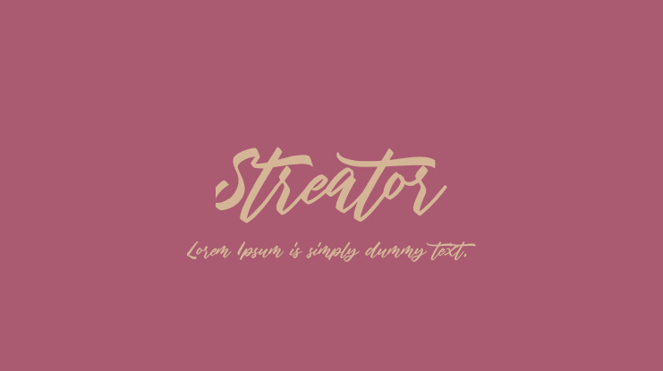 Streator Font