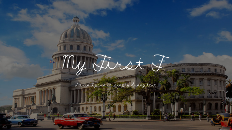 My First F Font