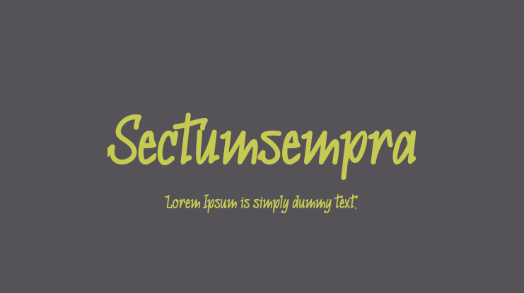 Sectumsempra Font