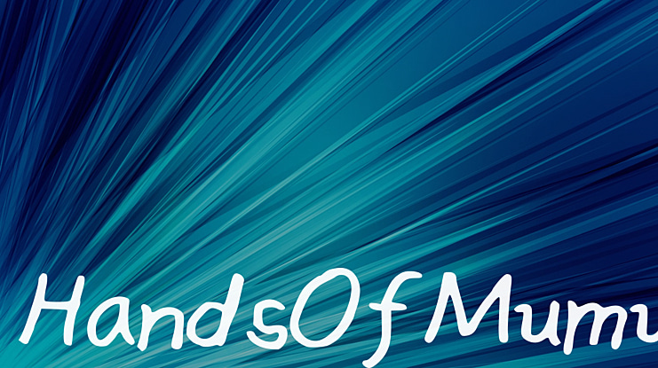 HandsOfMumu Font