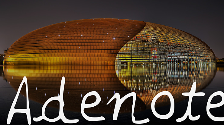 Adenote Font