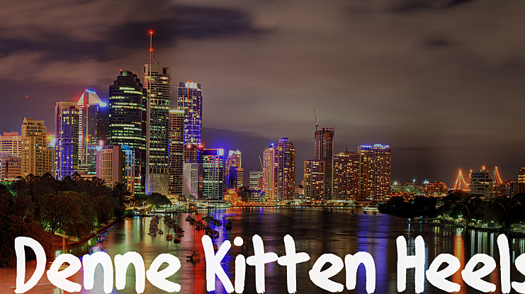 Denne Kitten Heels Font