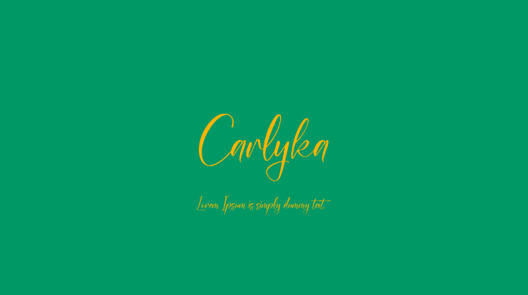Carlyka Font