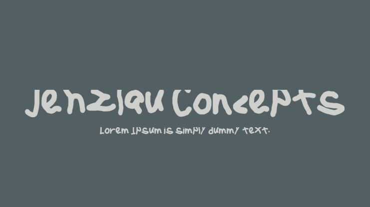 Jehzlau Concepts Font