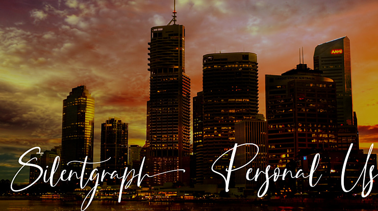 Silentgraph Personal Use Font