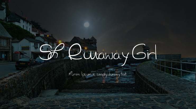 SL Runaway Girl Font